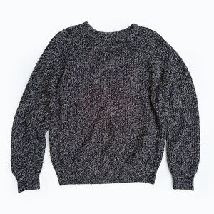 Vintage Mixed Black/White Knit Sweater size Medium